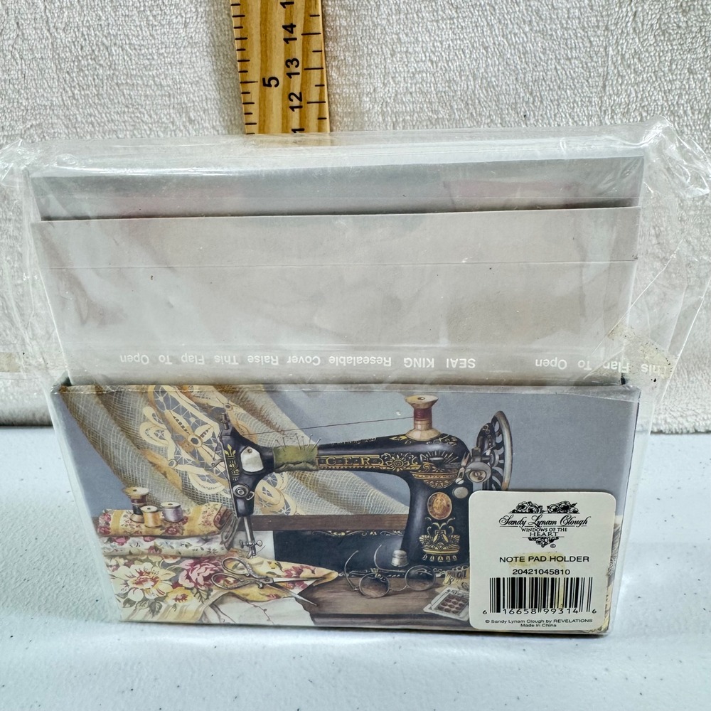 Sandy Lynam Clough Revelations‎ Sewing Note Pad Holder Stationery